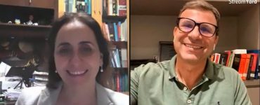 Adriana Ventura e Paulo Roque discutem sobre fake news