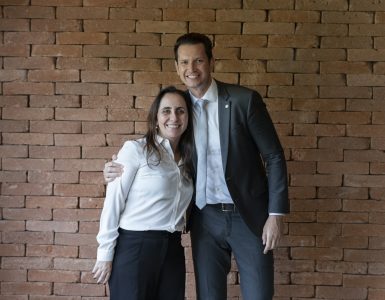 Deputada Adriana Ventura com o deputado federal Gilson Marques (NOVO/SC)